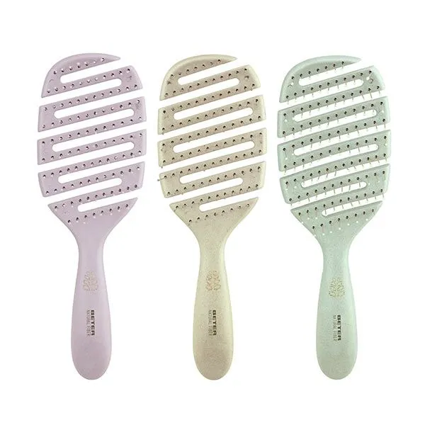 

100% биоразлагаемый Natural Fiber Cepillo Esqueleto Flexible Beter, 1 UD
