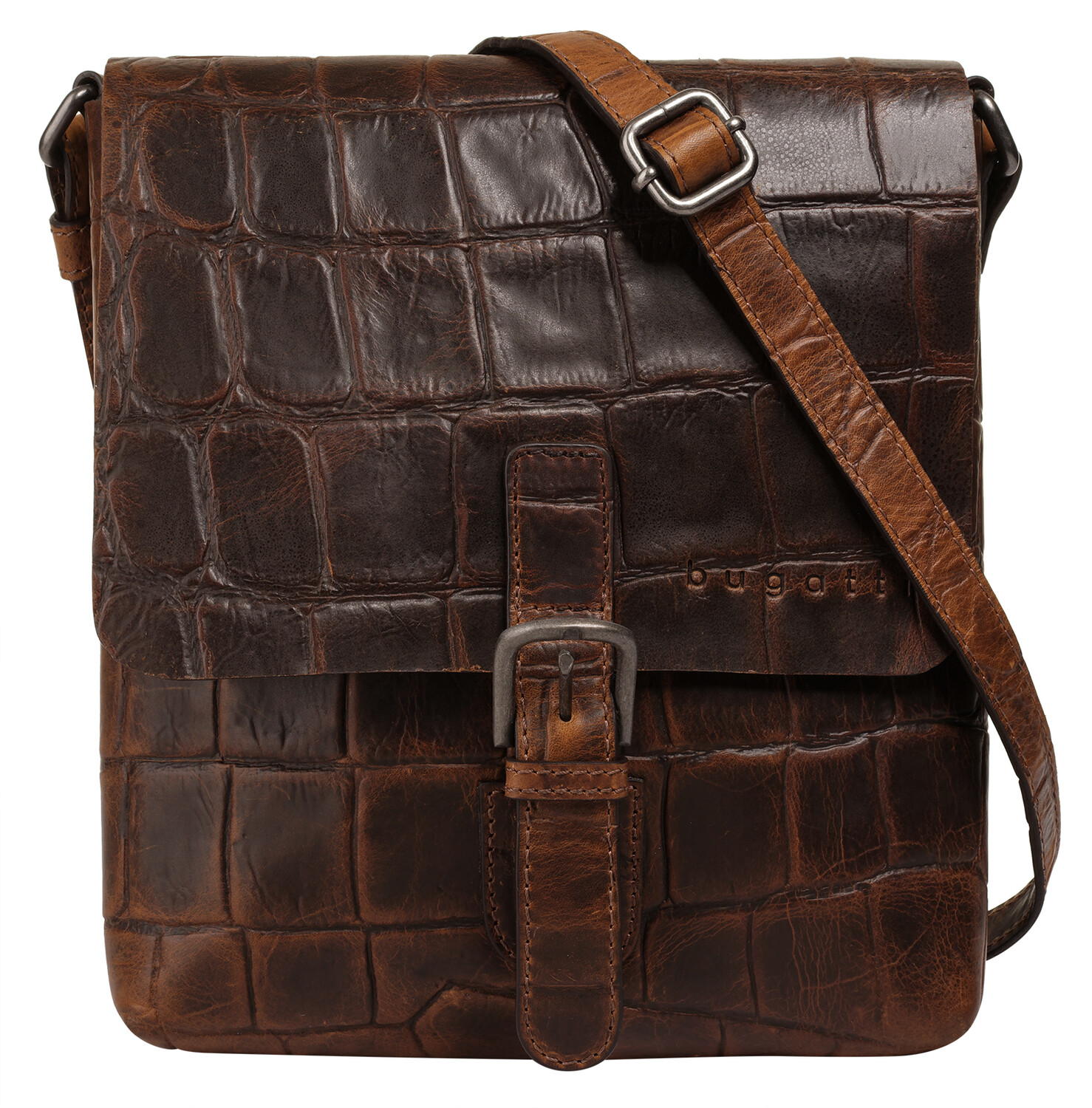 

Сумка через плечо Bugatti Umhängetasche NEVIO, коньячный