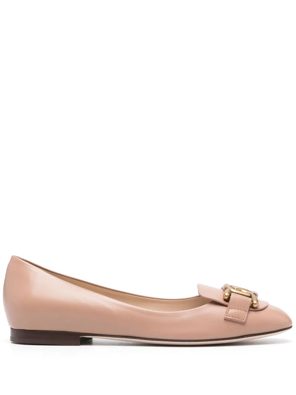 Балетки с цепочками Tod'S, розовый