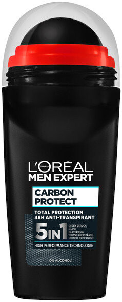 

L'Oreal Men Expert Carbon Protect 5 в 1, Шариковый дезодорант, 50 мл L'Oreal Paris