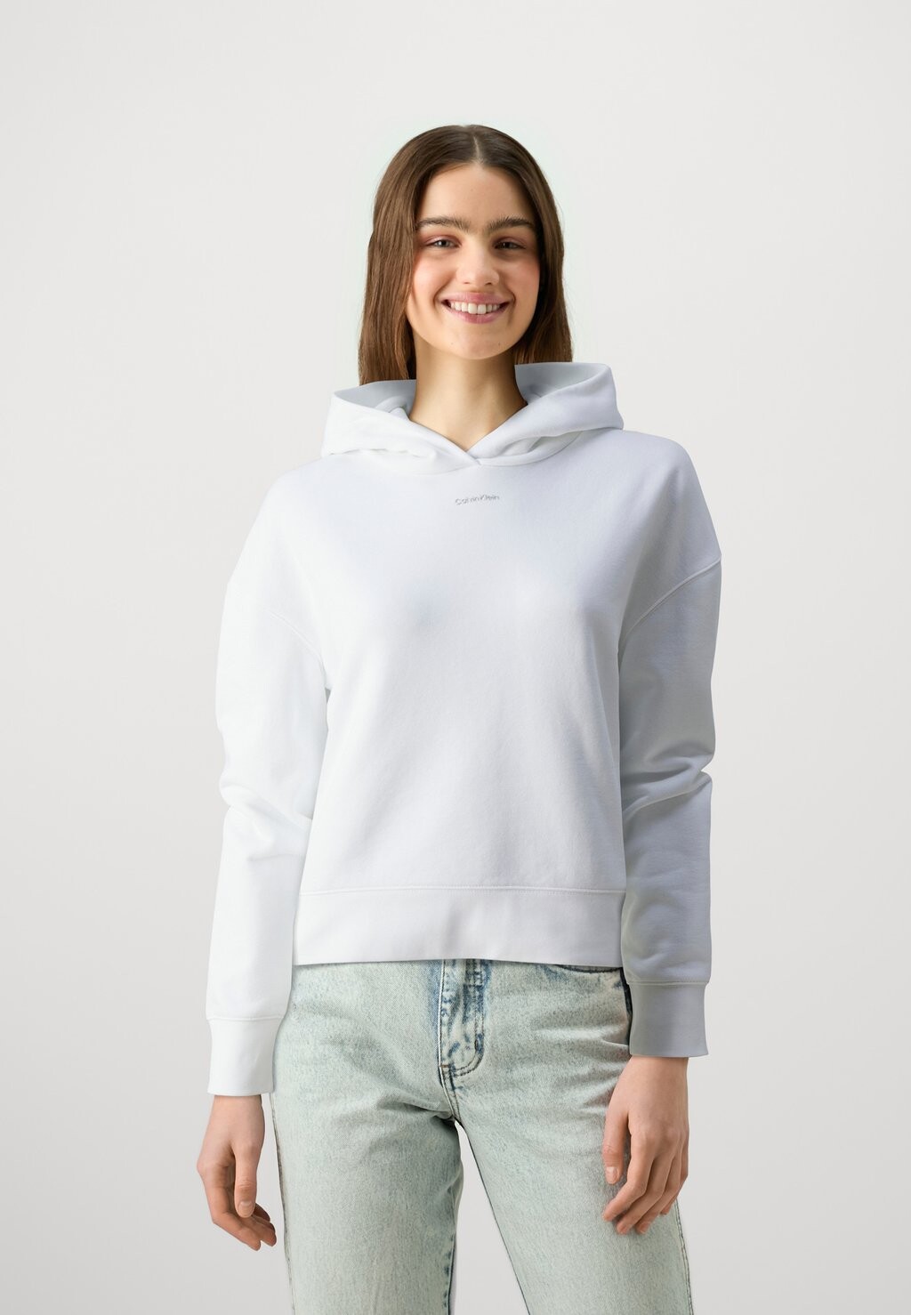 

Свитер NANO LOGO RELAXED HOODIE Calvin Klein, белый