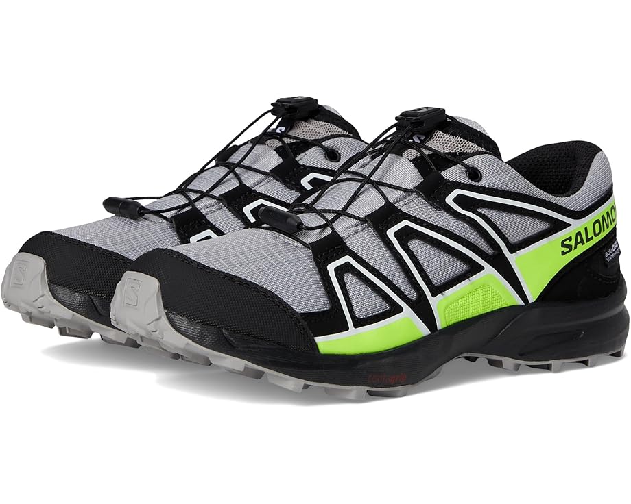 

Походные ботинки Salomon Kids Speedcross Waterproof, цвет Alloy/Black/Green Gecko