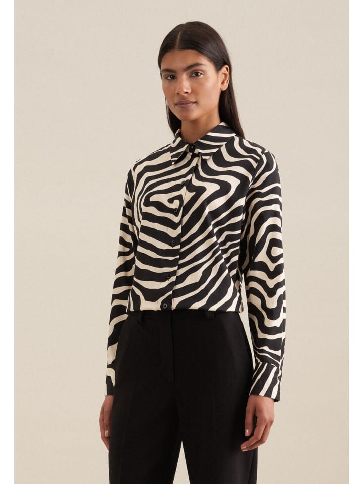 

Блуза Seidensticker Regular, черный