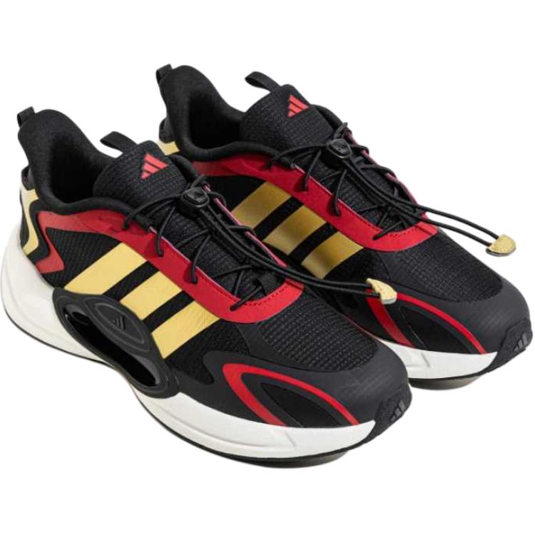 Кроссовки для бега Galaxy Shock Absorbers Rebound Low Top для детей Adidas, черный — фото 3