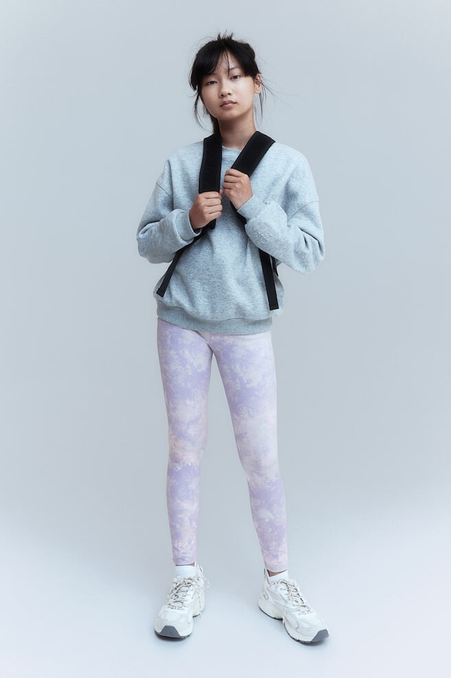 

Спортивные леггинсы Drymove H&M, фиолетовый