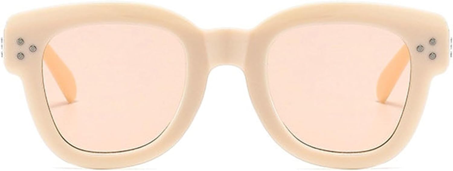 

Солнцезащитные очки Helena Fashion Retro круглые черные для женщин и мужчин, для активного отдыха, с заклепками, квадратные, с градиентным переходом цвета, защита от УФ-излучения UV400, C5