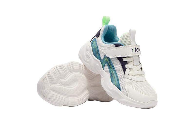 Кроссовки XTEP Kids Lifestyle Shoes PS Low-top White/Blue, белый/синий — фото 4