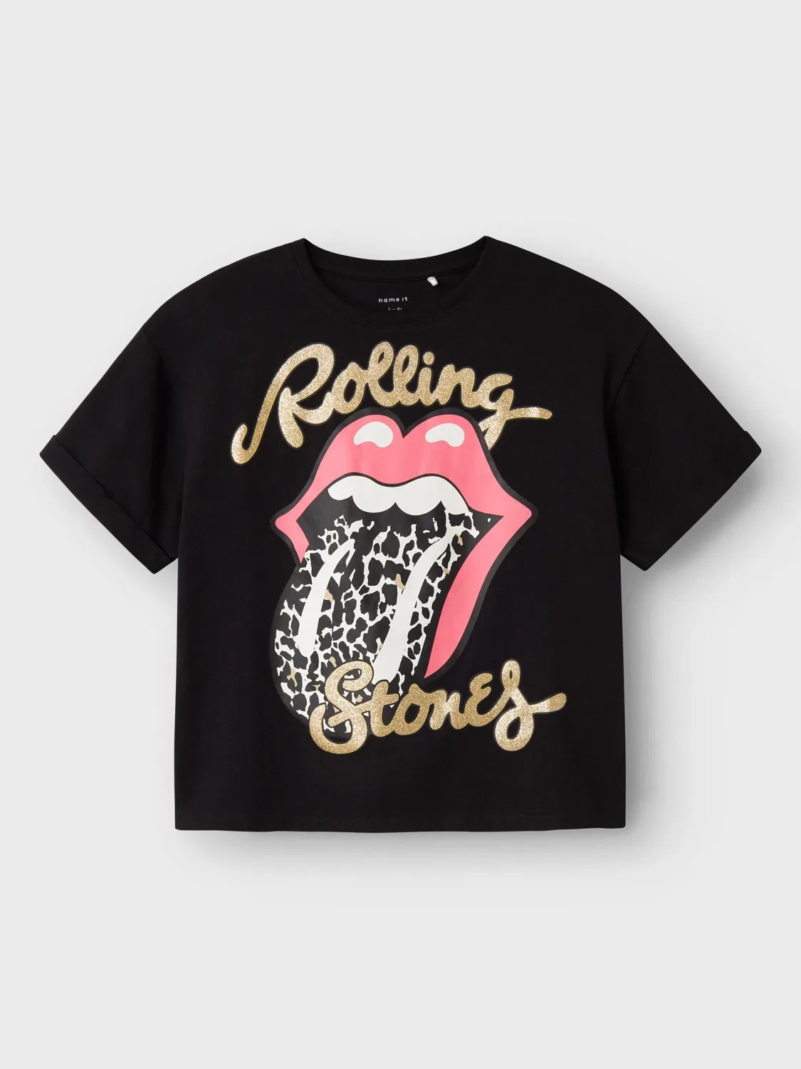 Футболка с принтом Rolling Stones Name it, черный — фото 3