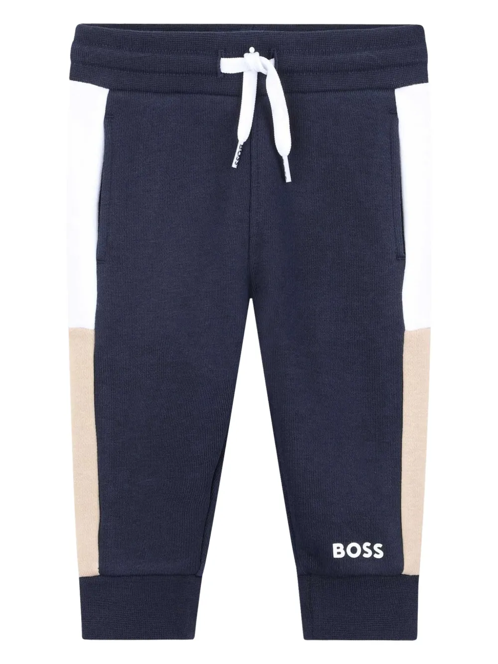 

Спортивные брюки в стиле колор-блок BOSS Kidswear, синий
