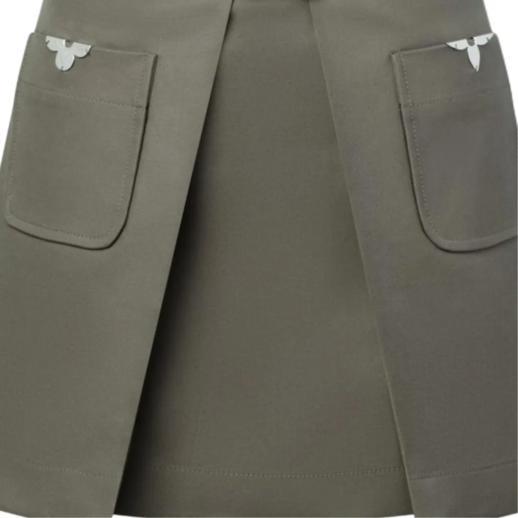 Юбка Casual Short Skirts Monogram LOUIS VUITTON зеленая — фото 4