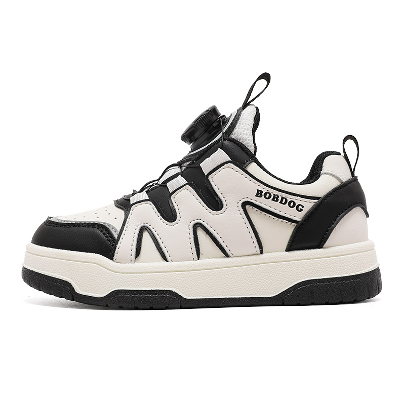 

Детские скейтерские кроссовки Kids BOBDOG, бежевый/черный