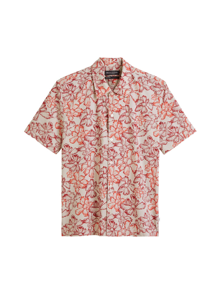

Рубашка Marc O'Polo, цвет multi/gray silk