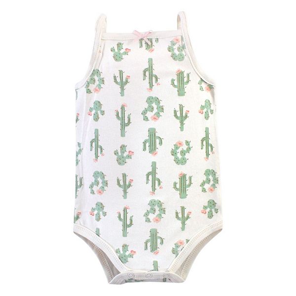 Боди без рукавов для девочки, 5 шт, pink cactus, 0-3 месяцев Hudson Baby — фото 3