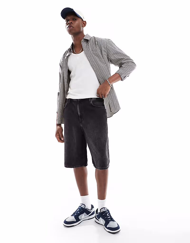 

Шорты джинсовые ONLY & SONS ball fit черного цвета