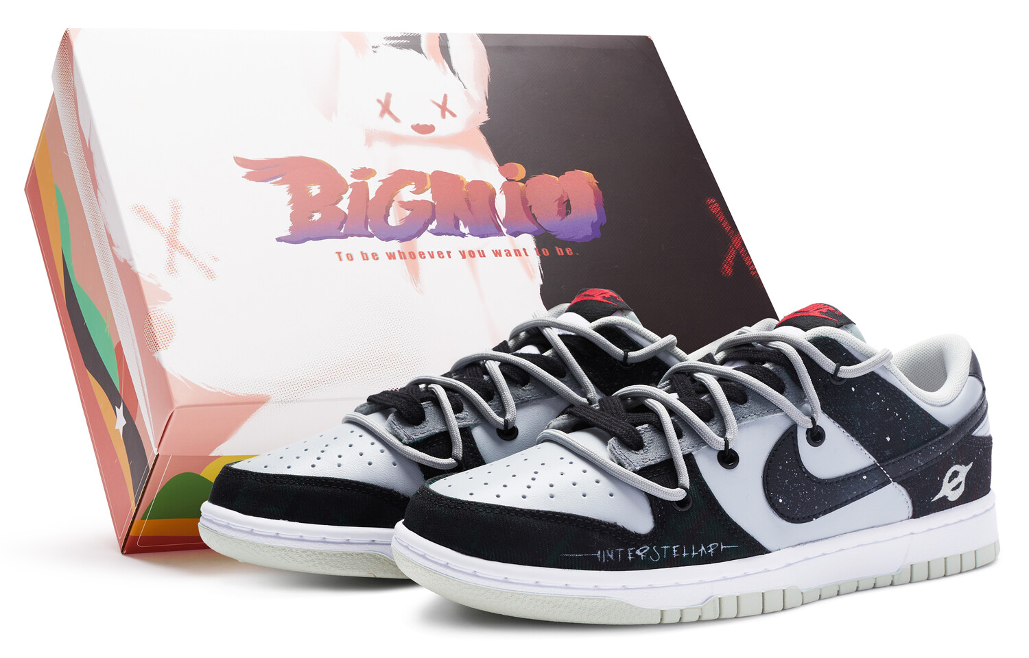 

Кроссовки Nike Dunk Skateboard Shoes Men Low-Top Black/Gray