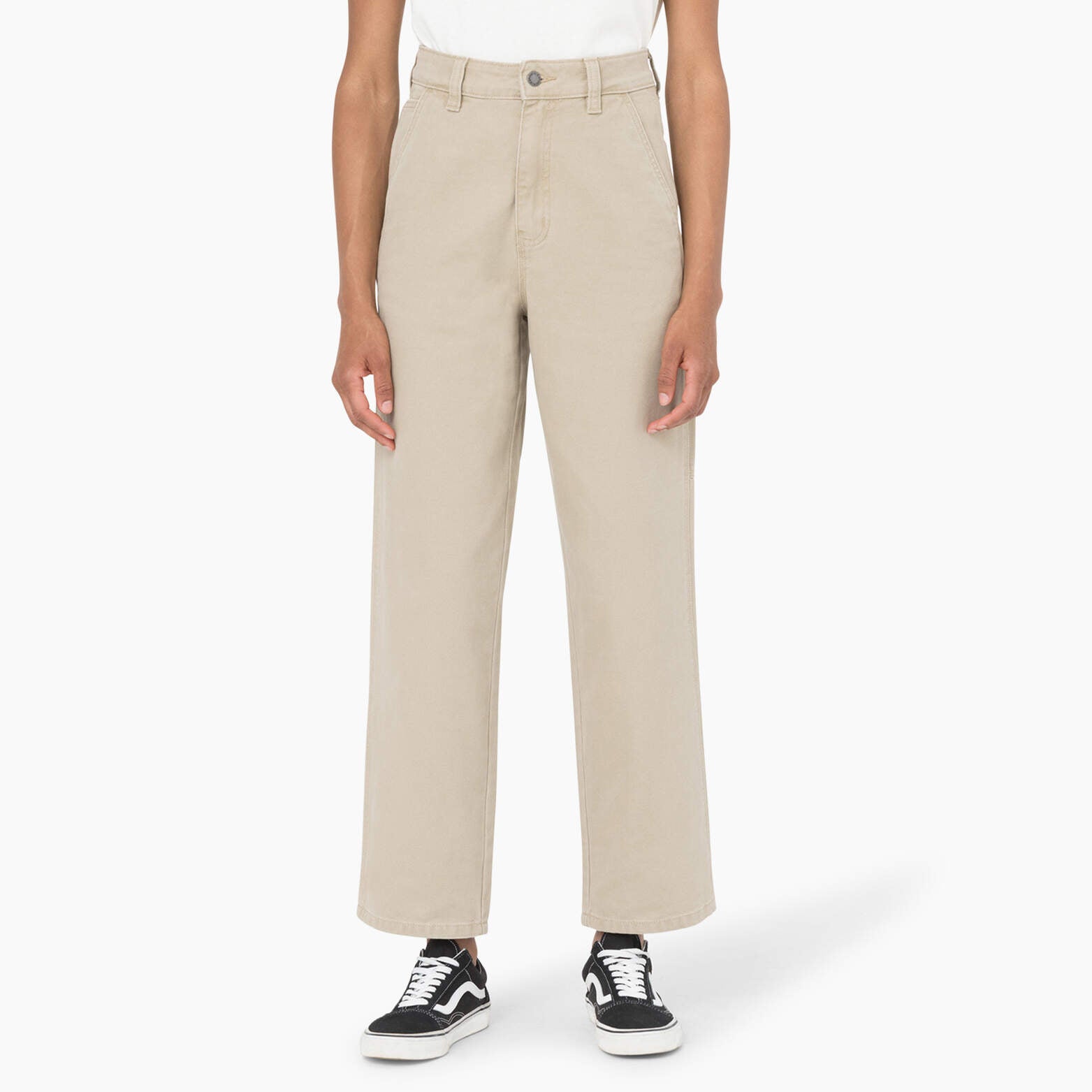 

Женские брюки Dickies из утиного полотна, цвет stonewashed desert sand (sds)