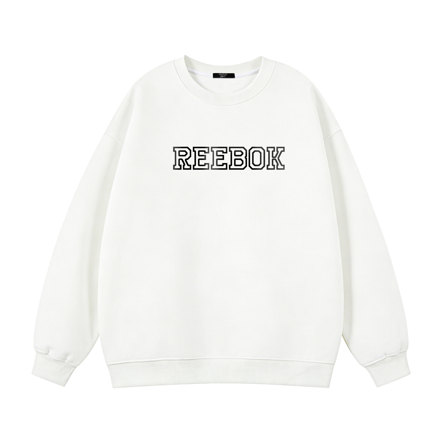 

Свитшот Unisex Crew Neck Moderate Heavyweight Reebok, белый (fleece-lined)