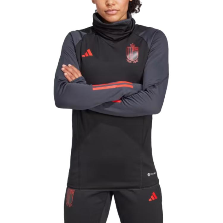 Футболка для футбола женская черная Adidas BelgiumCold.Rdy — фото 3