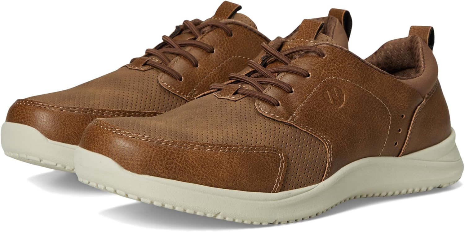 

Мужские оксфорды Nunn Bush Conway с мокасиновой носочной частью, повседневные, с шнуровкой, легкие, спортивного стиля, Tan