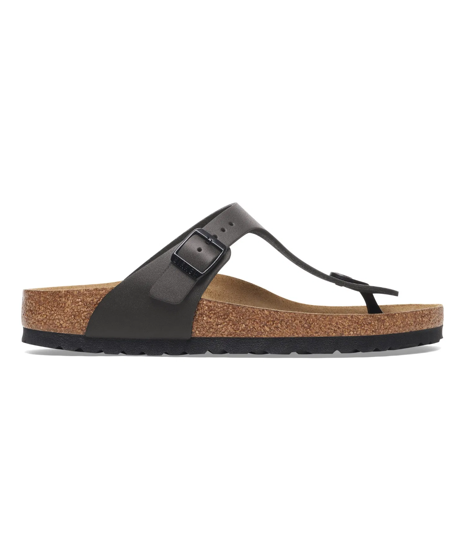 Унисекс сандалии BIRKENSTOCK Gizeh из натуральной кожи чёрные — фото 2