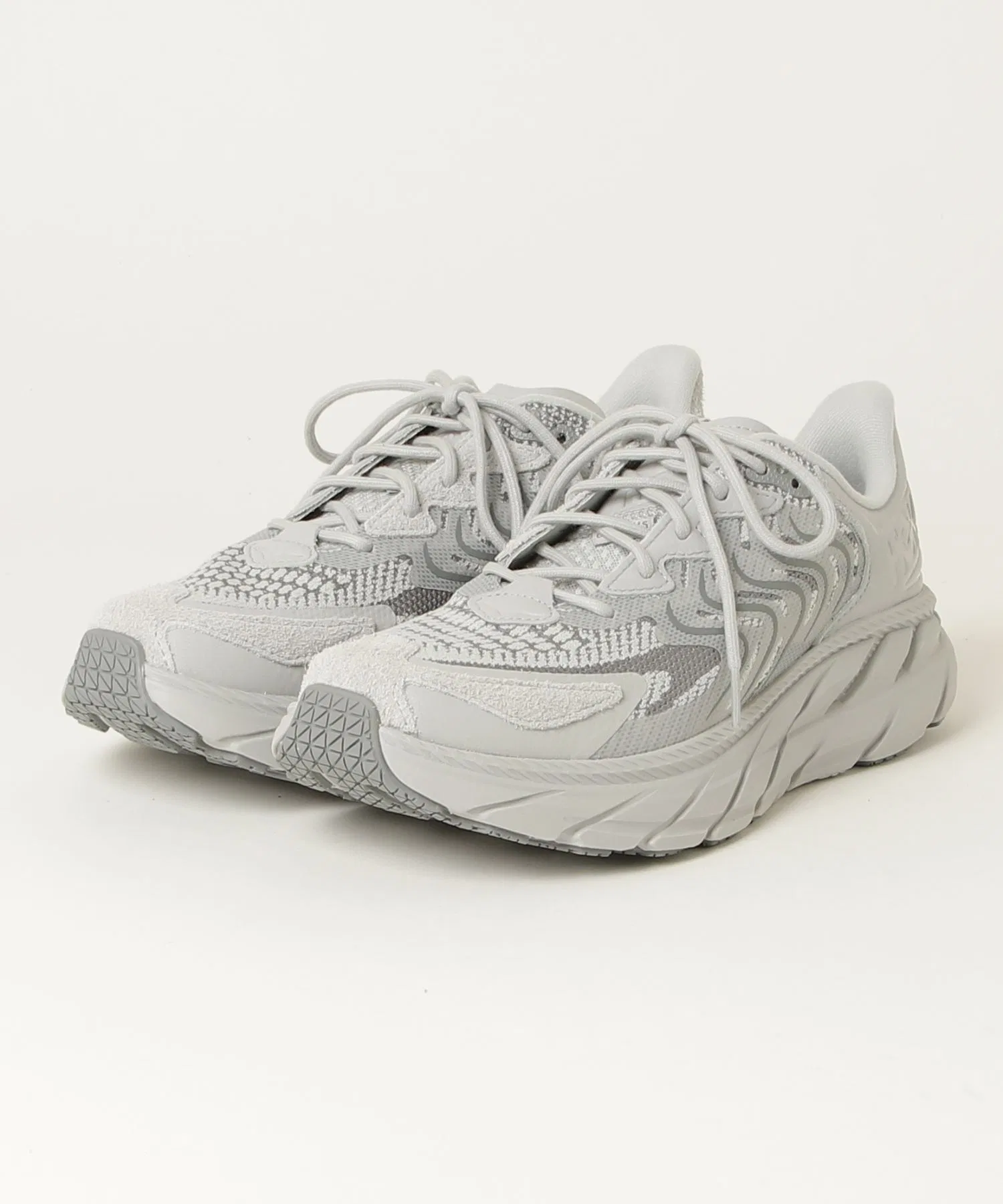 Мужские кроссовки HOKA CLIFTON LS серые