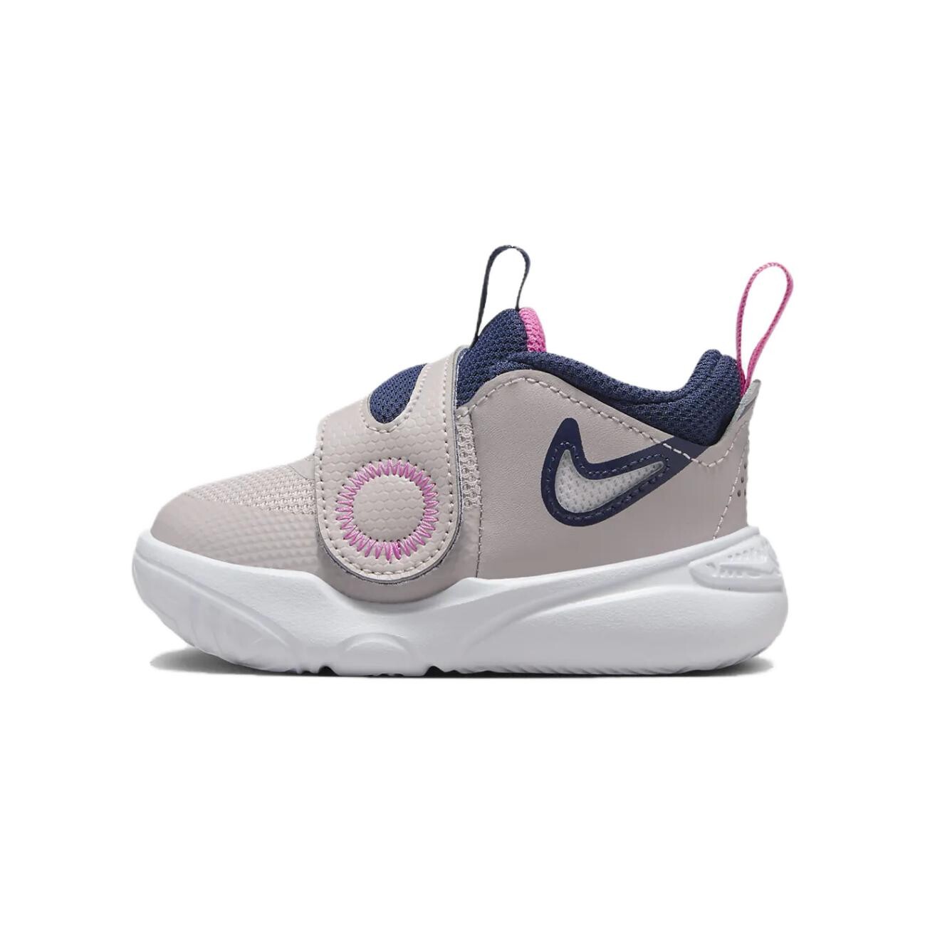 

Кроссовки для малышей Team Hustle D 11 TD Low-top серые/синие Nike, серый/синий