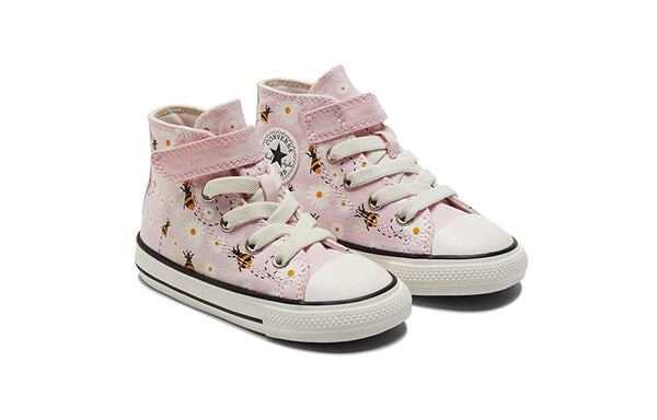 Кроссовки chuck taylor all star 1v canvas shoes pink Converse, розовый — фото 3