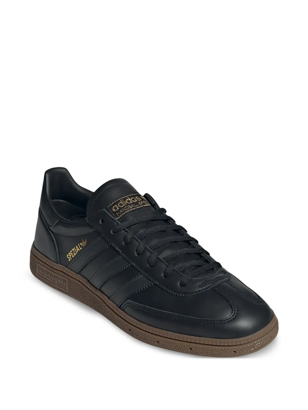 Кожаные кроссовки Handball Spezial Adidas, черный — фото 2