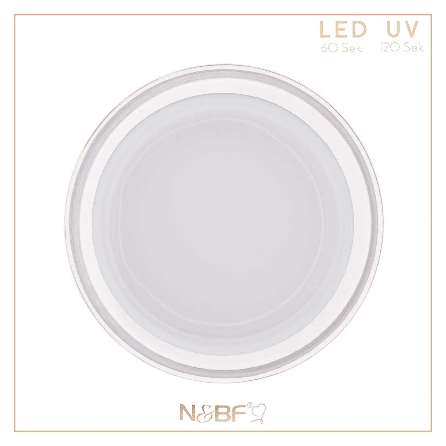 N&BF UV+LED 1-фазный гель Comfort Line Clear 15 мл Nails Factory — фото 2