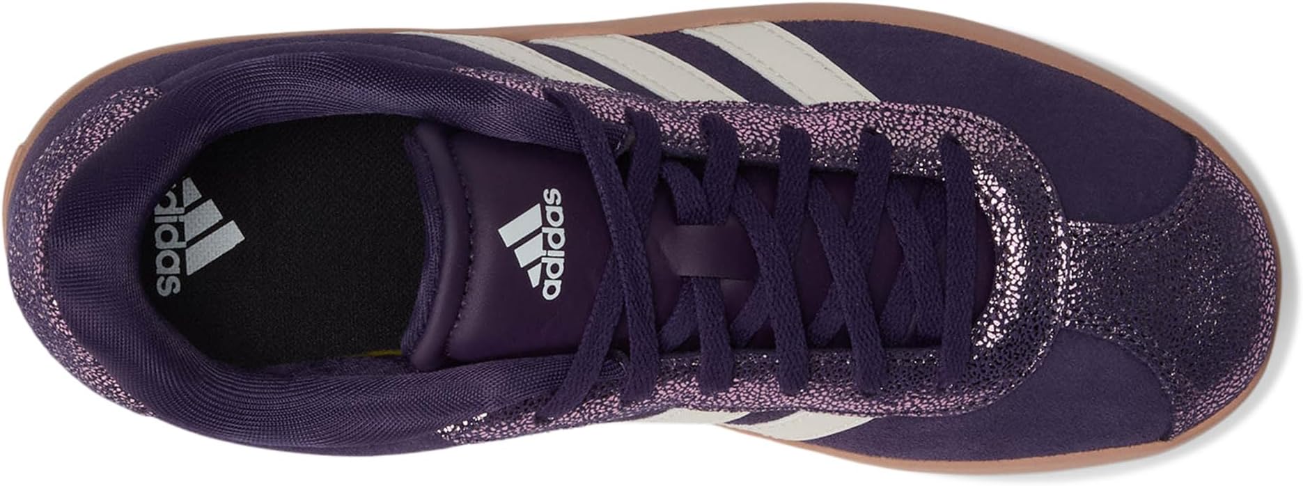 Кроссовки adidas Kids  VL Court 3.0 Shoes, Aurora Plum/Zero Metallic/Pink Gum — фото 2