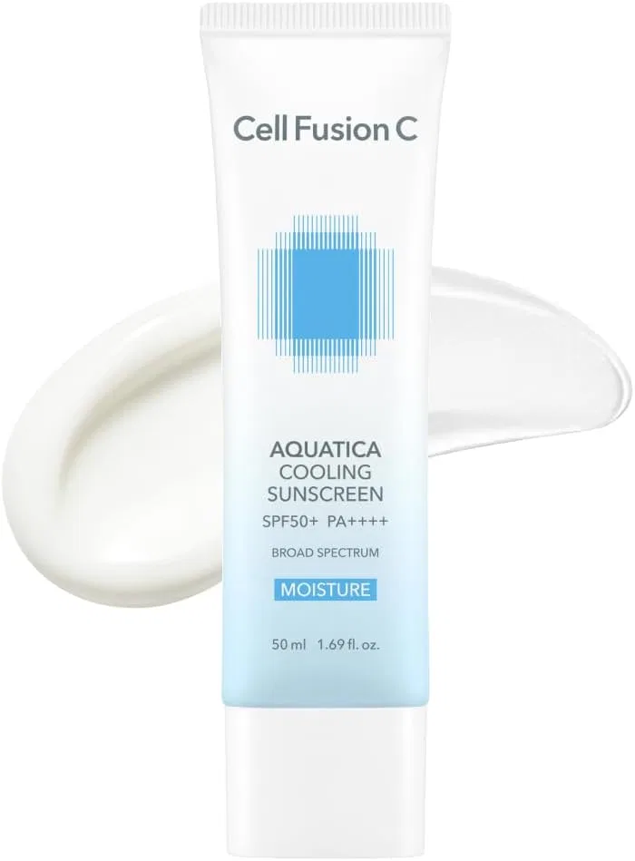 Солнцезащитный крем для лица Cell Fusion C Aquatica Cooling SPF50+ PA++++ 50 мл