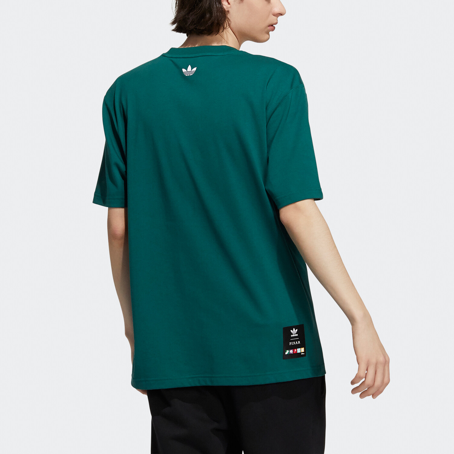 Футболка Adidas X Pixar мужская, лесная зеленая Adidas Originals, зеленый — фото 3