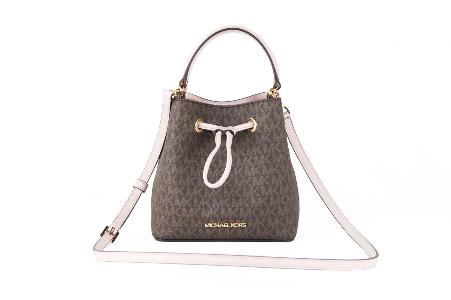

Suri Маленькая кожаная сумка-ведро через плечо с завязками на ремне Michael Kors