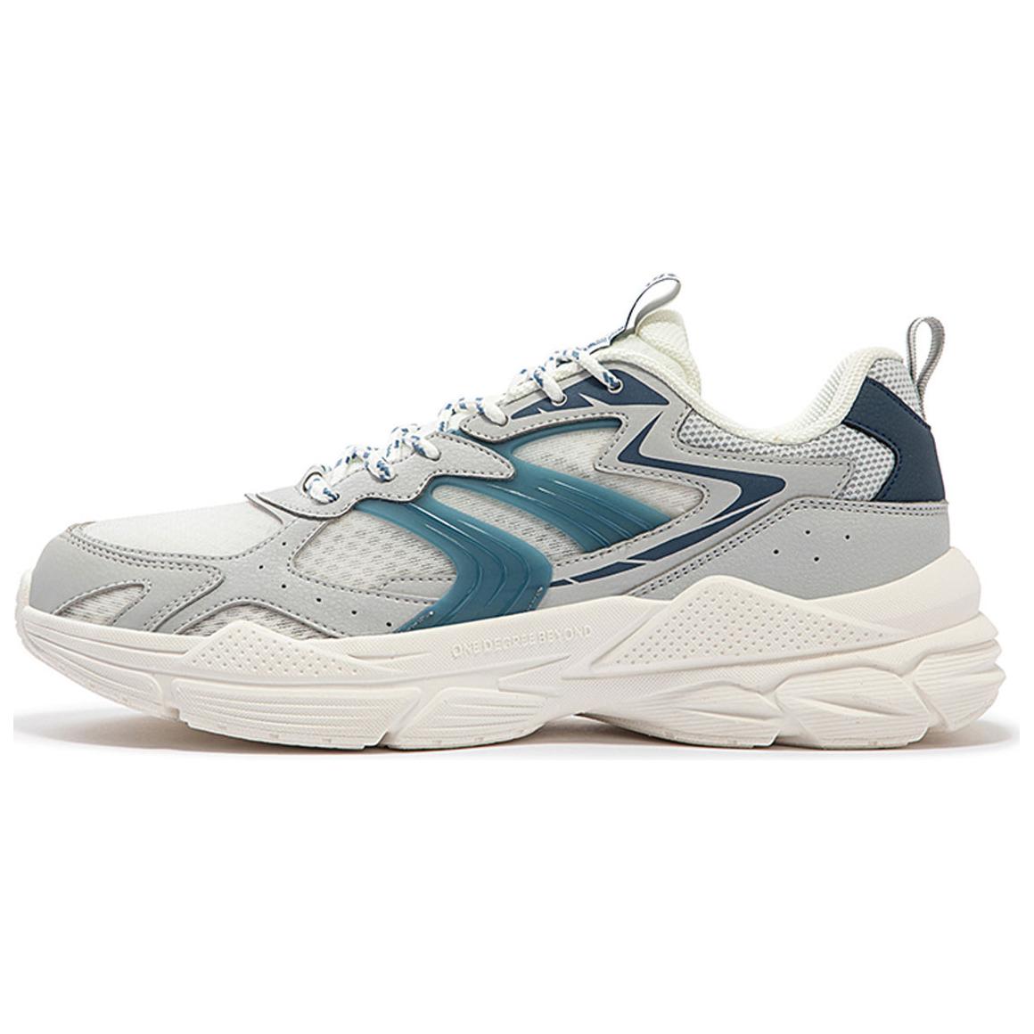 

361° Низкие повседневные кроссовки с амортизацией и противоскользящей подошвой, мужские, серо-синие