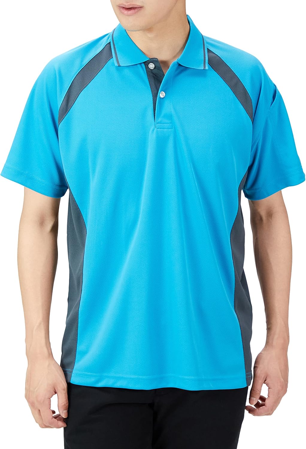 

Поло CO-COS AS-1627 с коротким рукавом, влагоотводящее, бирюзовый