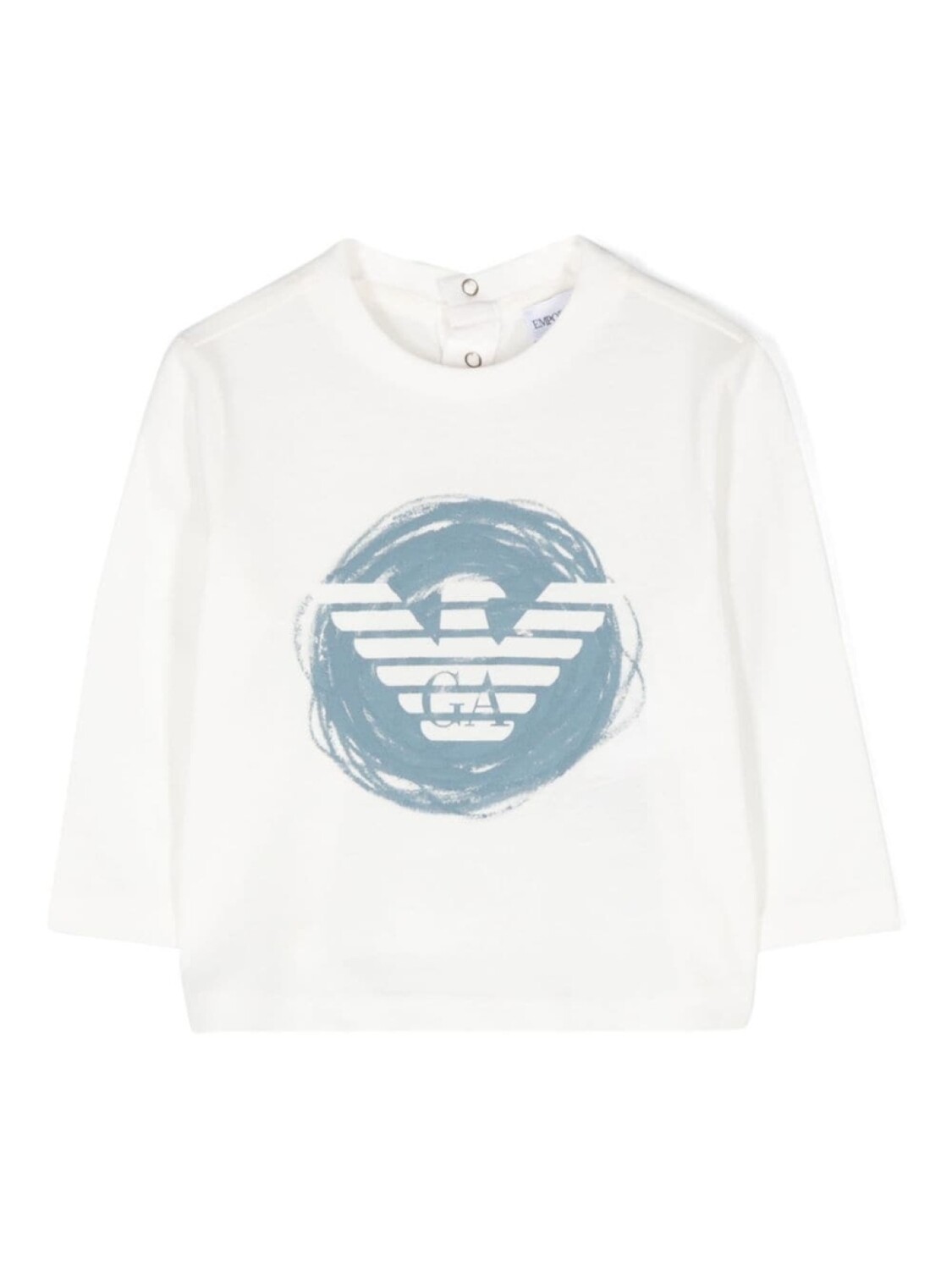 

Emporio Armani Kids футболка с логотипом, белый
