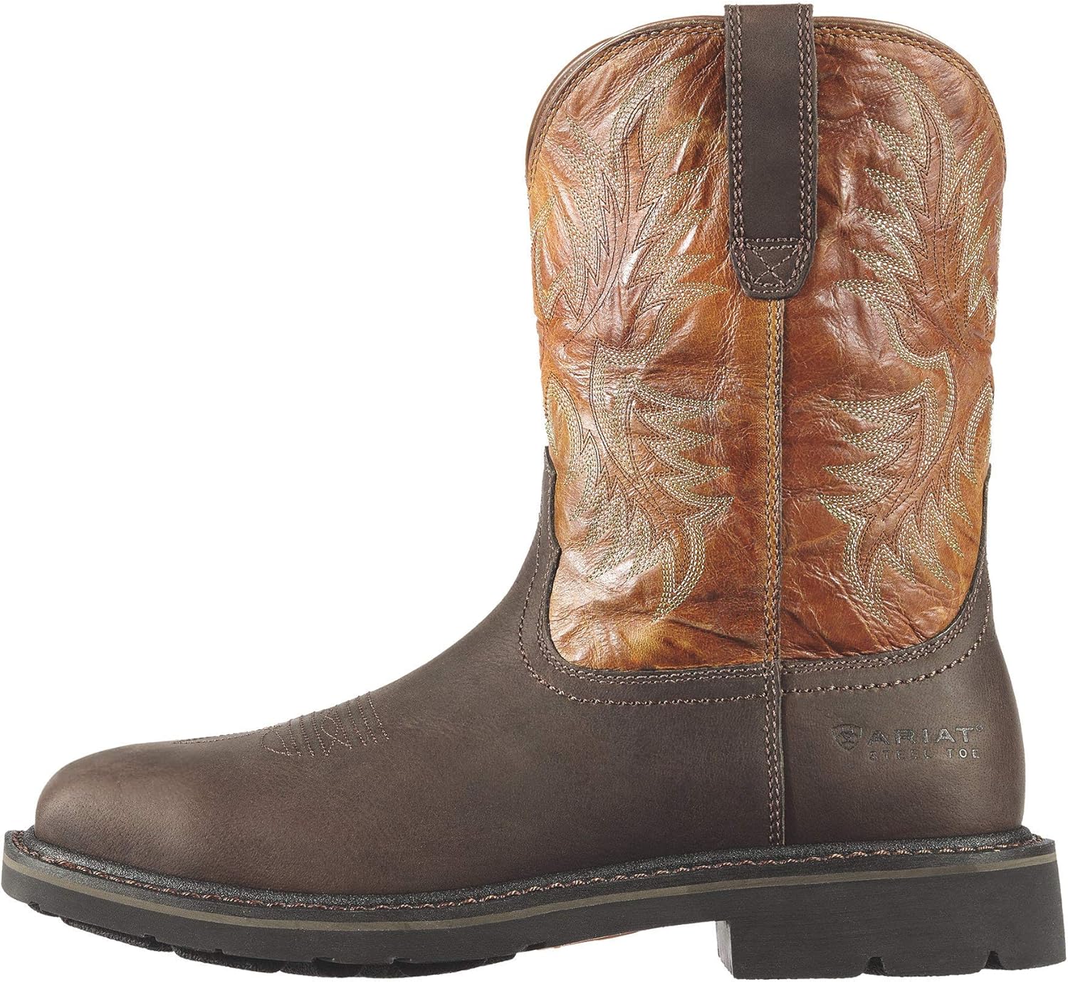 Мужские ботинки Ariat Sierra с широкой квадратной стальной ноской, Aged Bark — фото 2