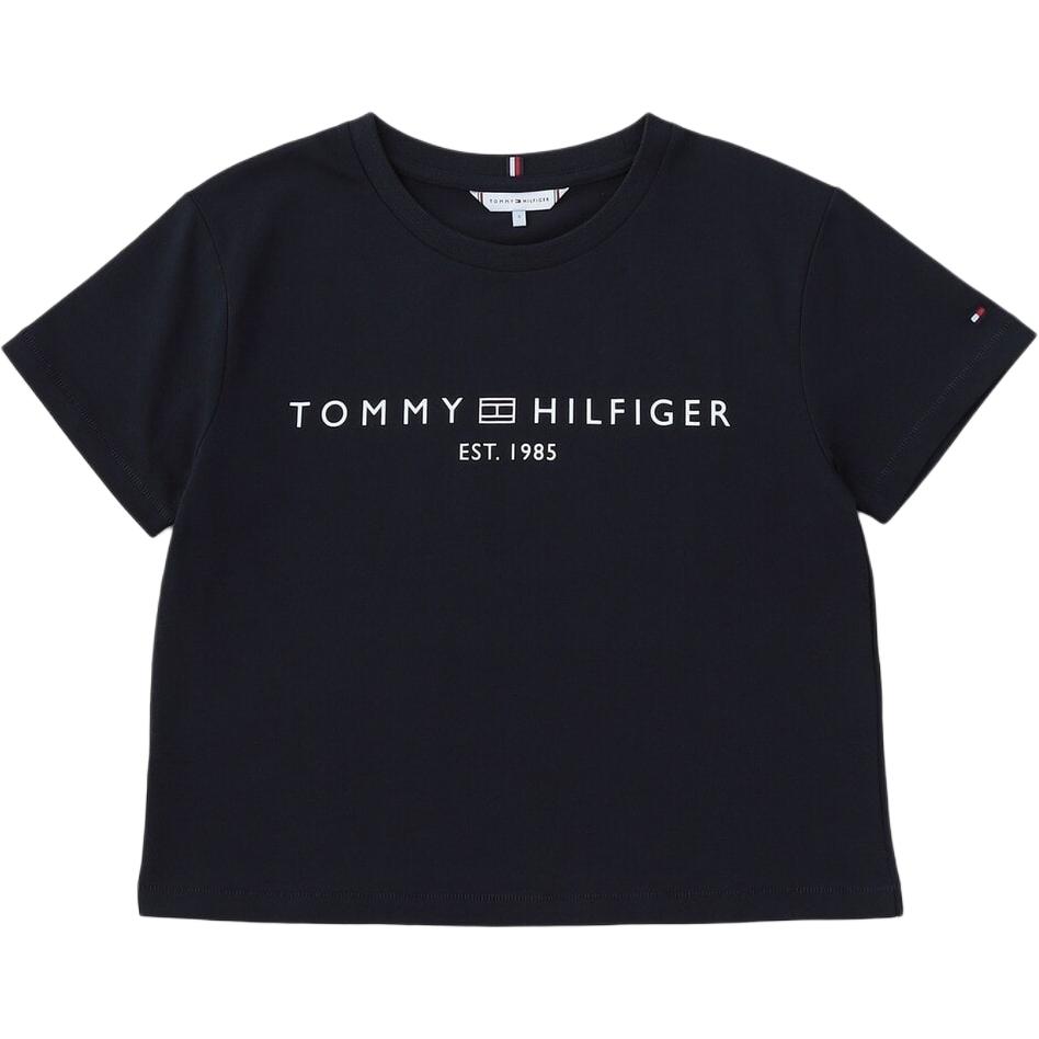 

Tommy Hilfiger Футболка женская морская синяя, Синий, Tommy Hilfiger Футболка женская морская синяя