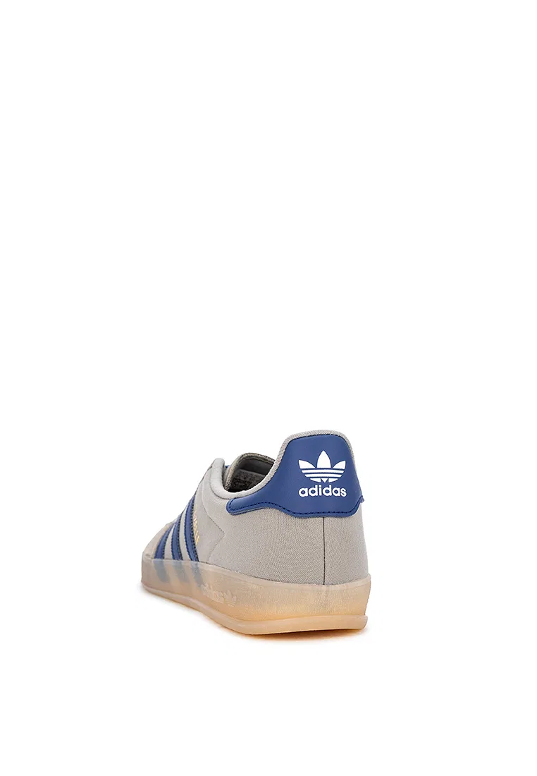 Кроссовки мужские Gazelle Indoor, Adidas, синий/серебряный/бежевый — фото 3