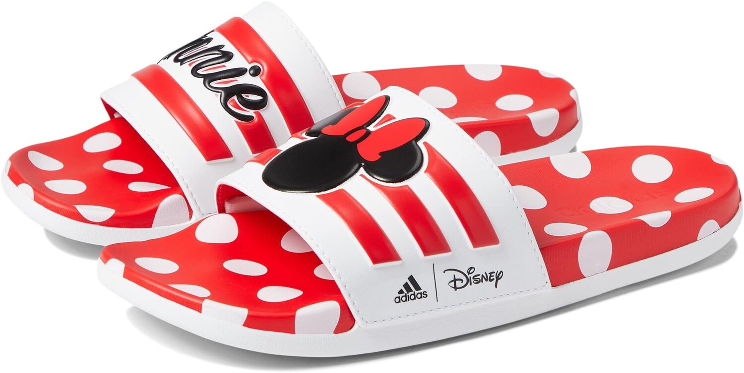 

Сандалии Adidas Adilette Comfort Sandals, цвет White/Ray Red/Black