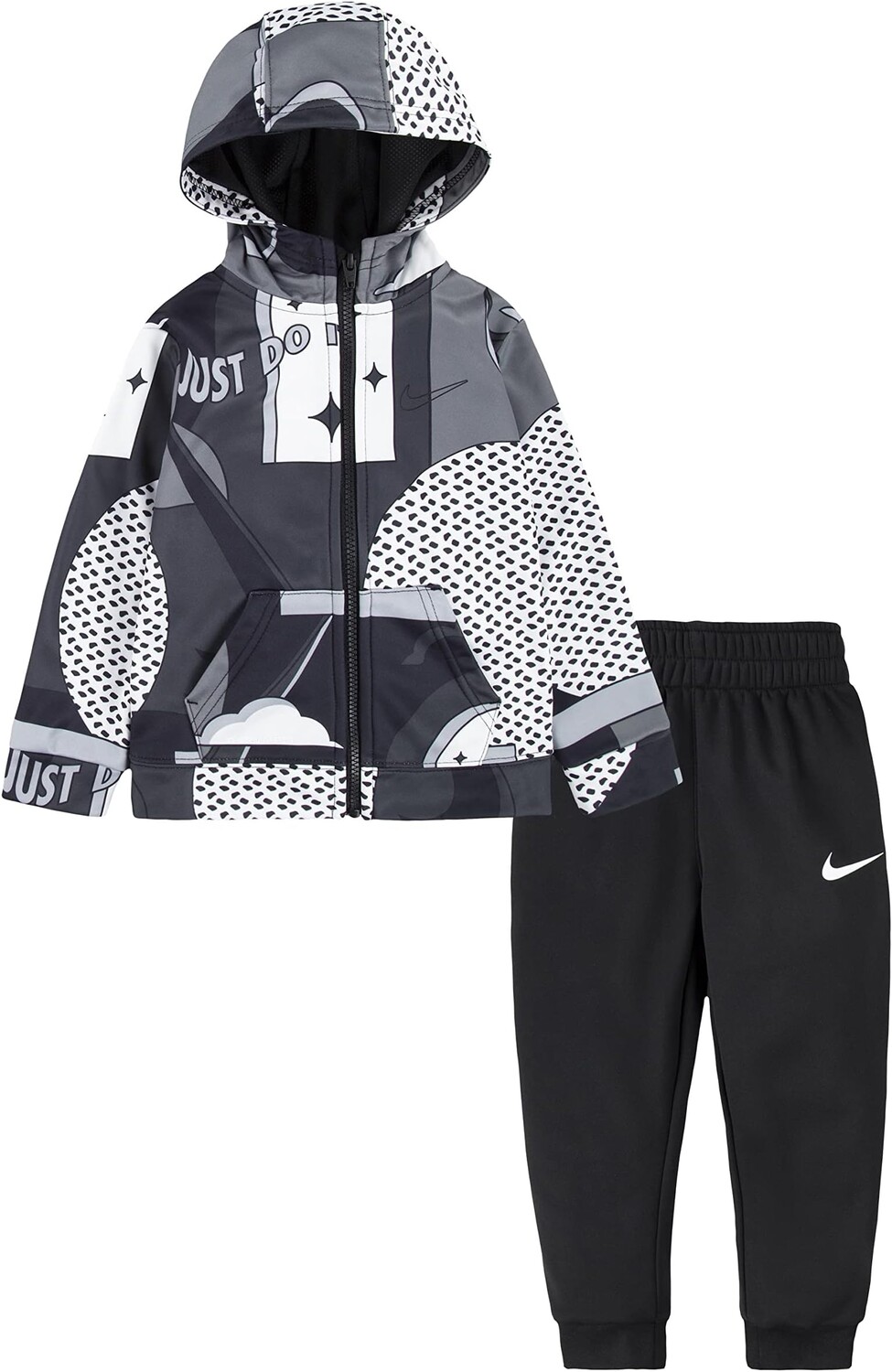 

Детский набор Nike All Day Play All Over Print Set, черный