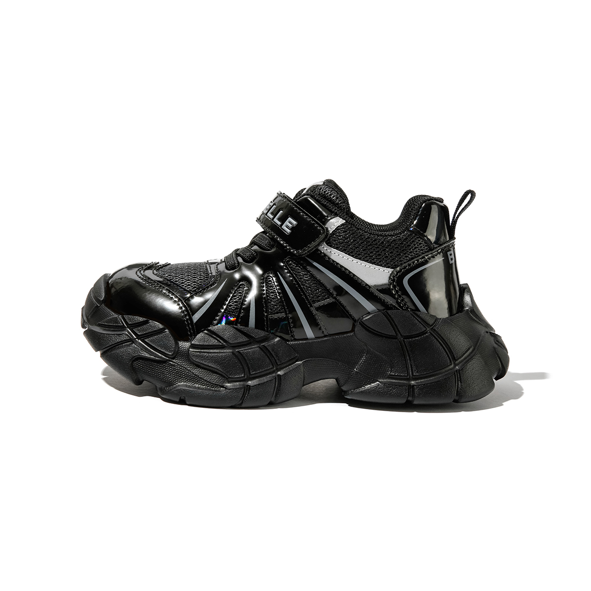 

Низкие детские кроссовки для повседневной жизни BELLE, черный