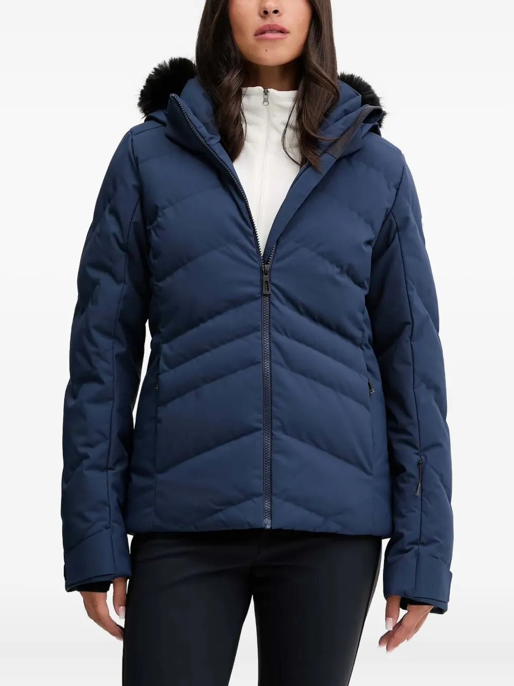 

Лыжная куртка Staci с капюшоном из искусственного меха Rossignol, синий