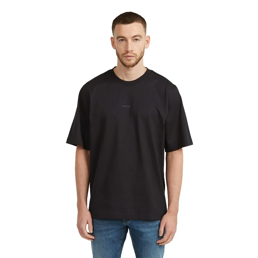 

Футболка с коротким рукавом G-Star Logo Loose Fit Boxy, черный