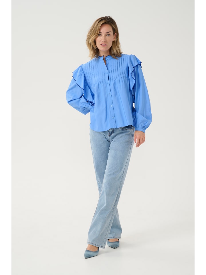 

Рубашка с длинными рукавами CRIvy, классический крой, цвет Silver Lake Blue Cream