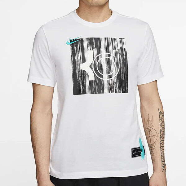 Футболка dri-fit kd logo kevin durant printed tee men white Nike, белый — фото 3