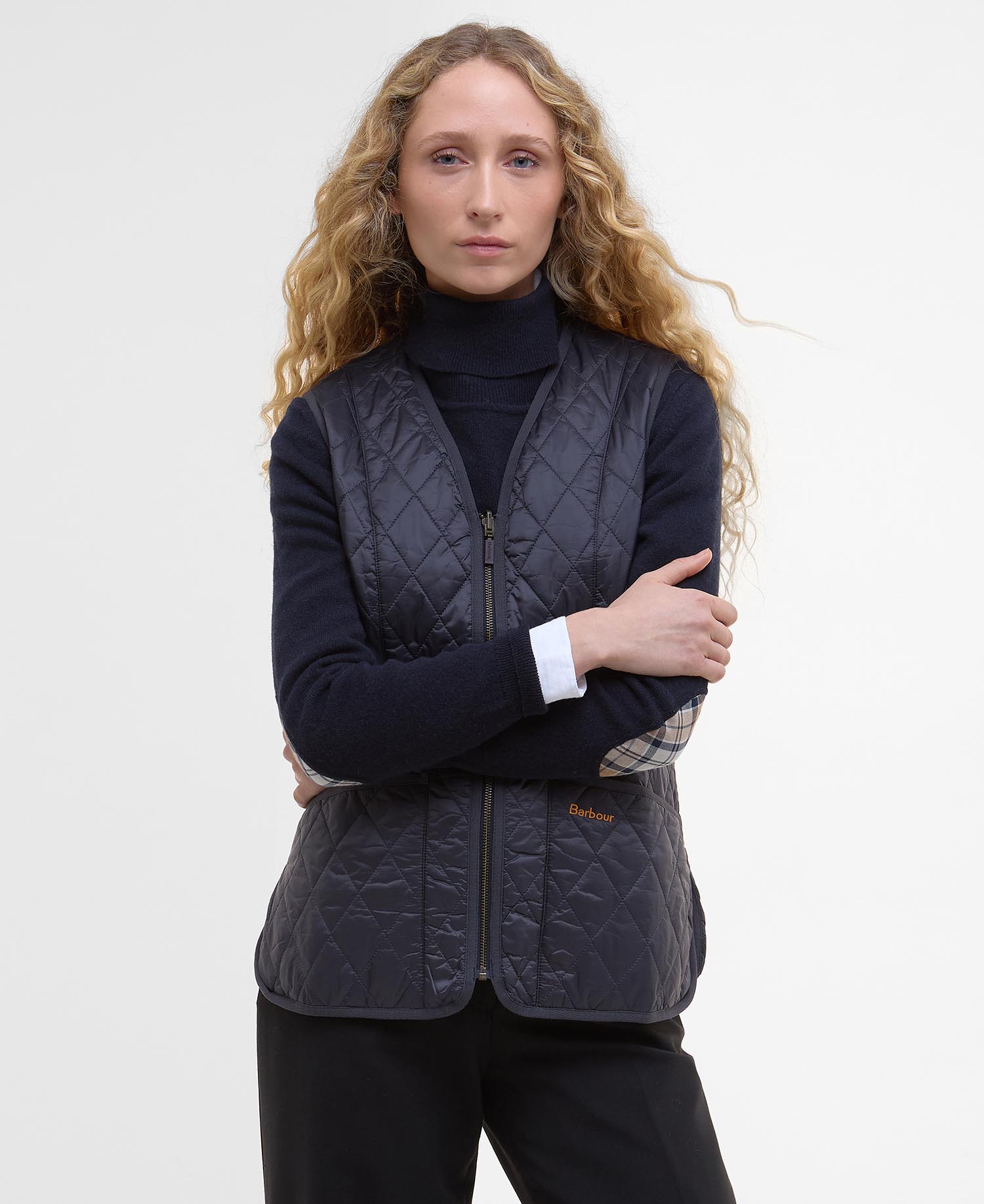 

Жилет Barbour Betty Interactive Liner, классический темно-синий