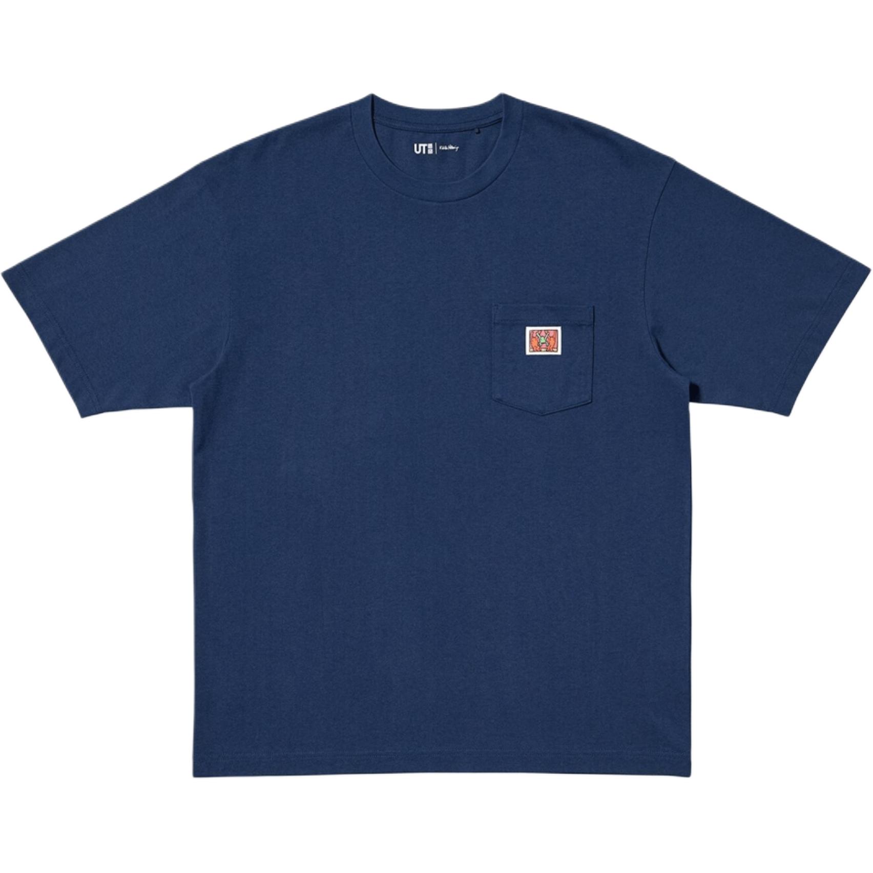 

Футболка мужская Keith Haring X Keith Haring FW25 UNIQLO, темно синий