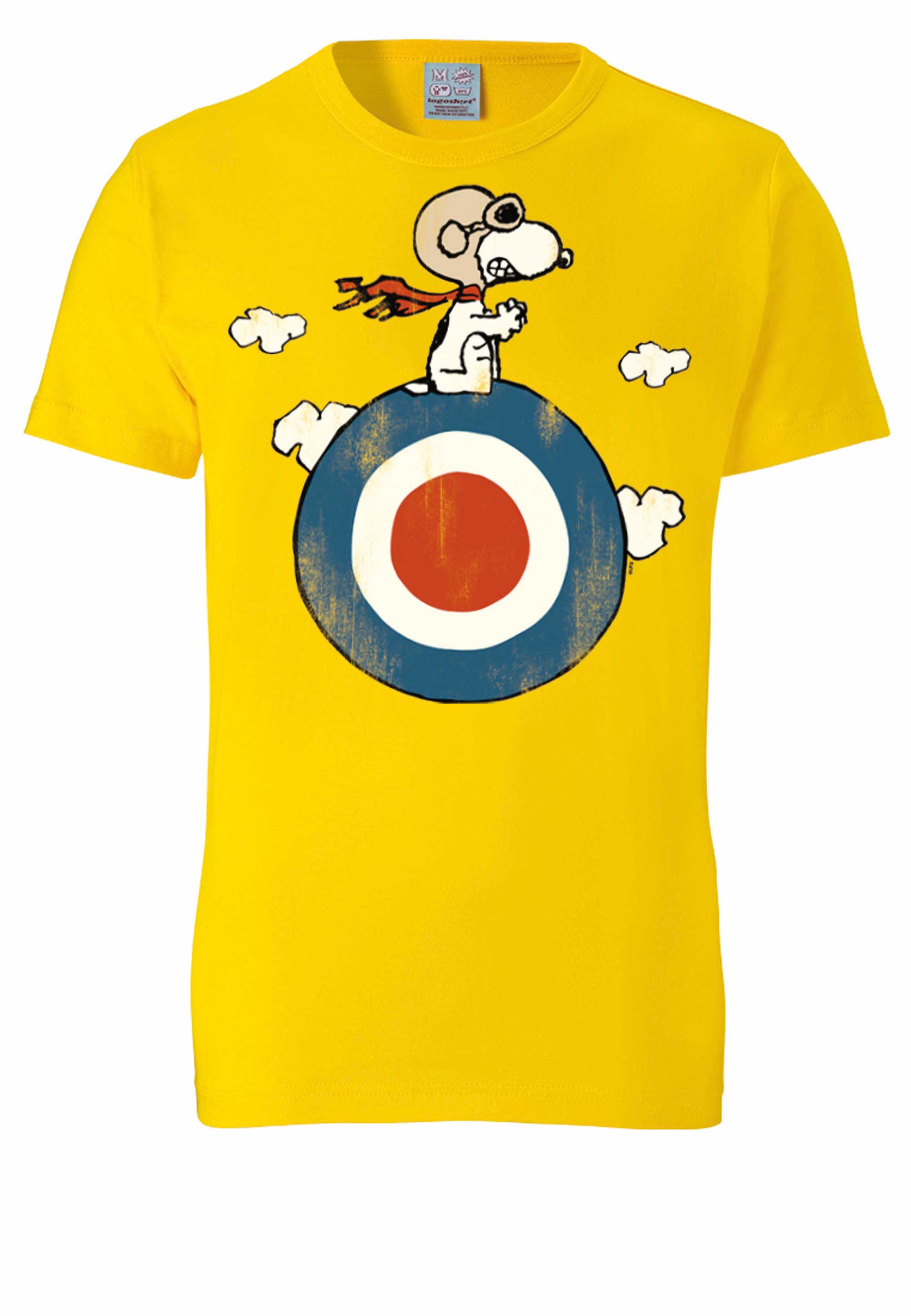 

Футболка Logoshirt Peanuts Snoopy Pilot, желтый