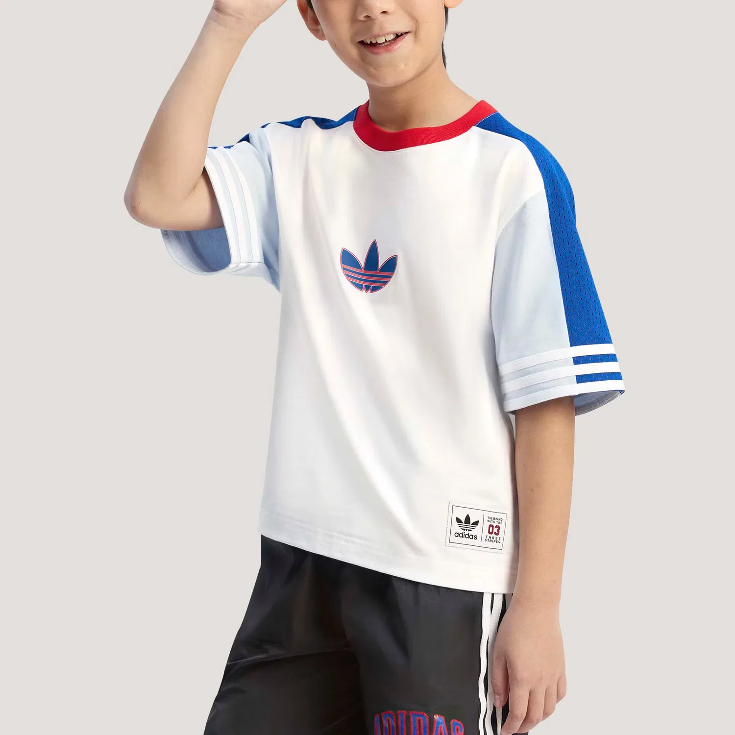 Футболка BASKETBALL Kids' Adidas Originals, White — фото 4